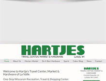 Tablet Screenshot of hartjefarmhomesports.com